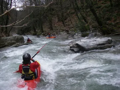 Entre les 2 gorges.